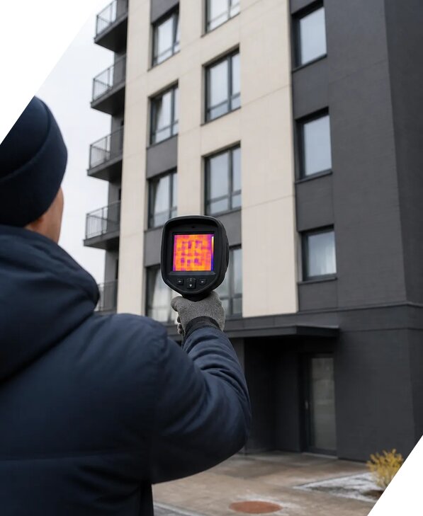 Тепловизионное обследование зданий в Полысаеве от 5142 р. | ЭкспертизаРоссия